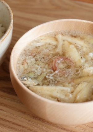 みょうがと油揚げの味噌汁-レシピのメイン写真