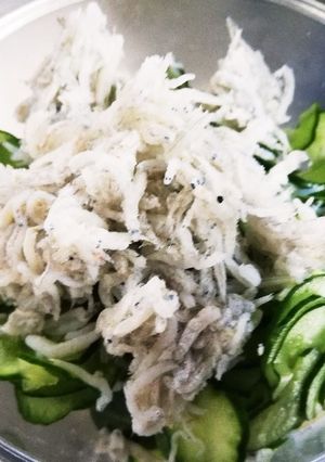 糖尿病食②しらすキユウり♥ゆりさん風-レシピのメイン写真