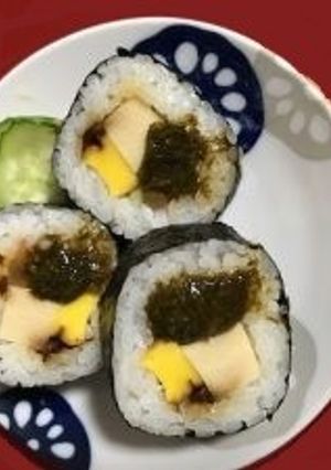 アカモクのトロトロ太巻き♪-レシピのメイン写真