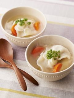 簡単!スープ水餃子-レシピのメイン写真