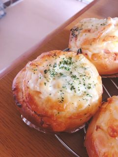 ふわふわハムチーズパン 手ごねでも簡単♡-レシピのメイン写真