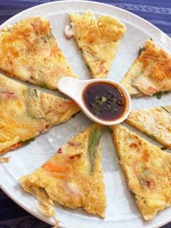 ボリュームたっぷり海鮮チヂミ-レシピのメイン写真