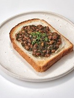 超簡単☆アカモク納豆トースト♪-レシピのメイン写真