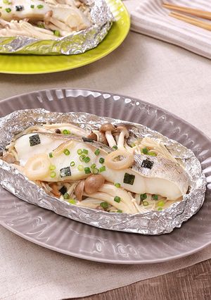 松茸香る！たらのバター焼き-レシピのメイン写真
