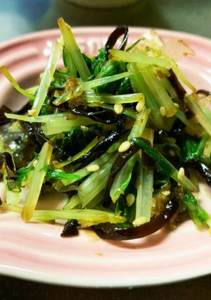 簡単にもう一品✨水菜の塩昆布和え-レシピのメイン写真
