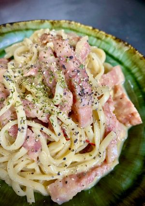 賄い！沖縄ペペロンカルボナーラ！-レシピのメイン写真