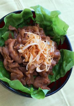 ピリ辛!サムギョプサル丼-レシピのメイン写真