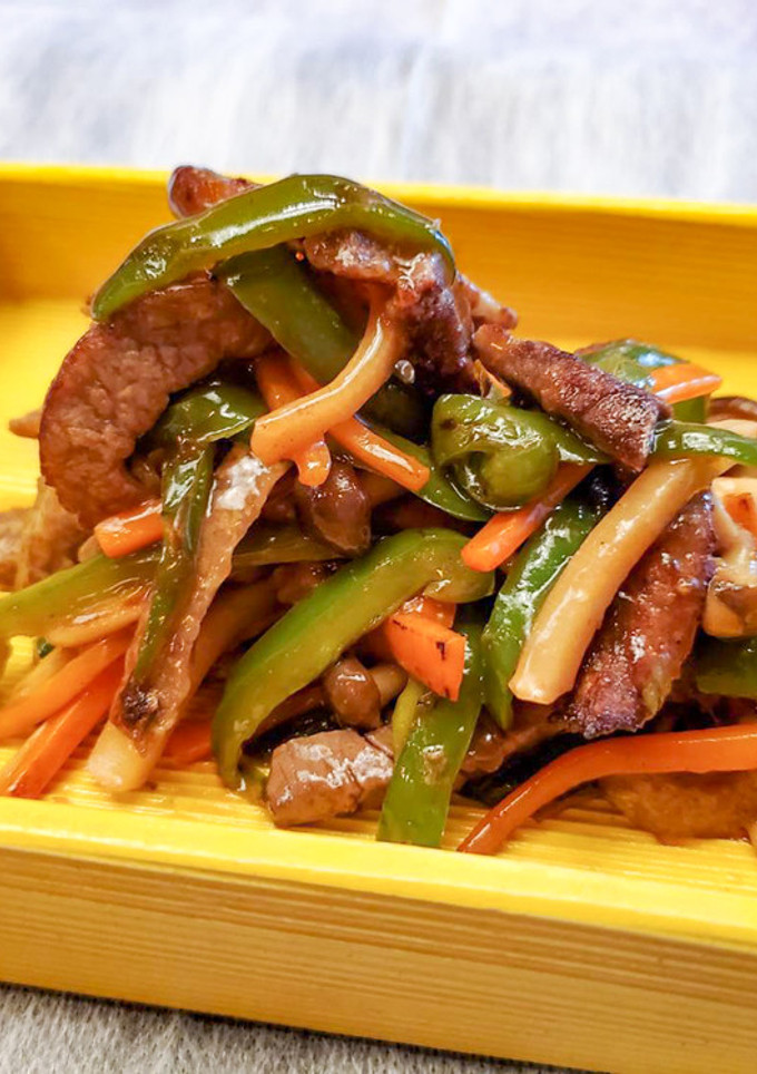 牛肉とピーマン細切炒め【うなぎだれ使用】-レシピのメイン写真