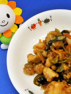 鶏と野菜の甘から★尾張旭市学校給食-レシピのメイン写真
