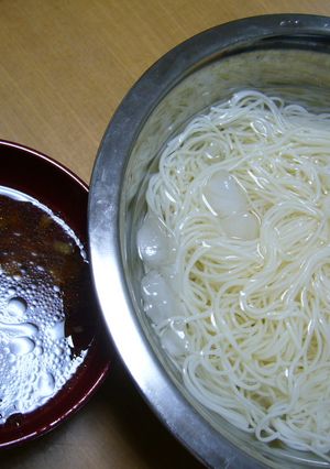 そうめん　たまにはこれで-レシピのメイン写真