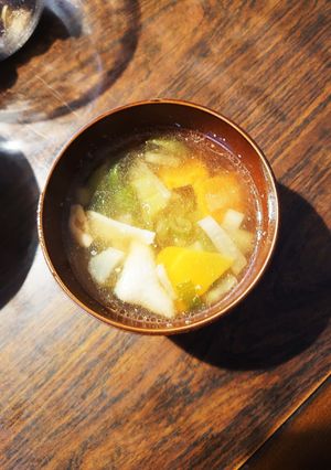 生姜の和風鶏ガラ出汁野菜スープ-レシピのメイン写真