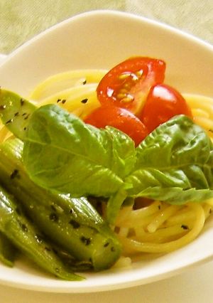 冷製バジルパスタ(透析食)-レシピのメイン写真