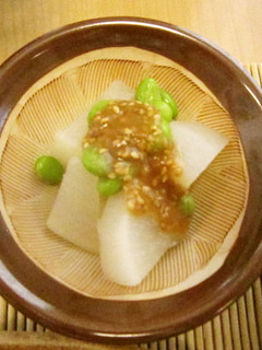 大根の味噌がけ(透析食)-レシピのメイン写真