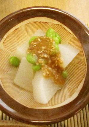 大根の味噌がけ（透析食）-レシピのメイン写真