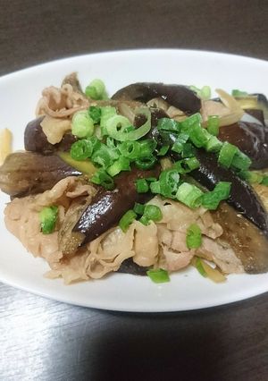 豚バラと茄子の甘辛炒め-レシピのメイン写真