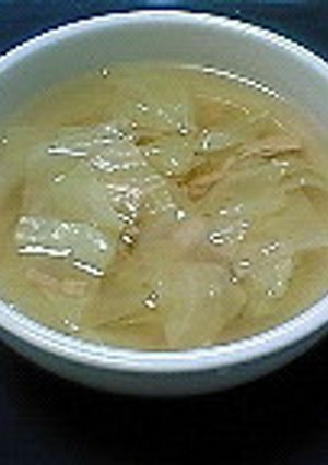 キャベツとツナのスープ-レシピのメイン写真