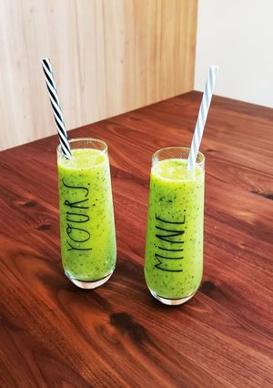 グリーンスムージー☆野菜嫌いでも大丈夫-レシピのメイン写真