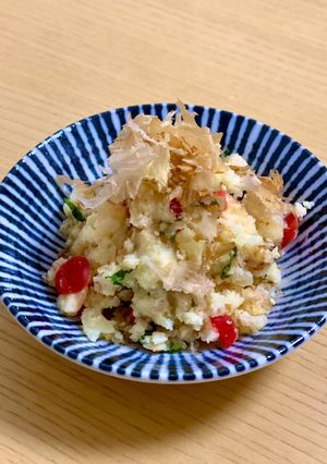 簡単！和風梅ポテトサラダ~レンジで◎~-レシピのメイン写真