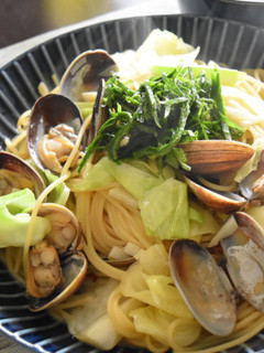 キャベツとアサリのワンポットパスタ-レシピのメイン写真