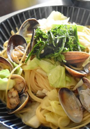 キャベツとアサリのワンポットパスタ-レシピのメイン写真