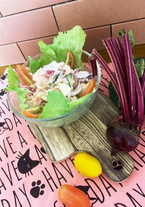 物凄く美味しいビーツ入りポテトサラダ-レシピのメイン写真