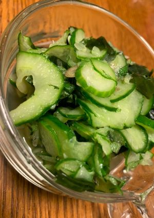 きゅうりの酢の物（みょうが入り）-レシピのメイン写真
