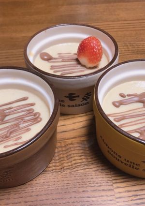 材料4つ！バナナのふんわりプリン-レシピのメイン写真