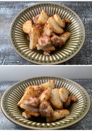 鶏肉と長いものガリバタ炒め-レシピのメイン写真