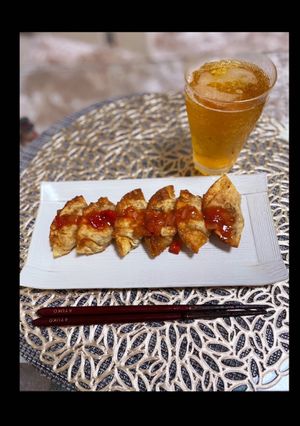 メキシカン風、揚げ餃子-レシピのメイン写真