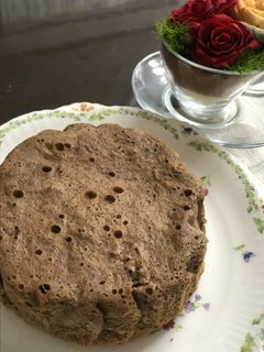 チョコプロテインケーキ-レシピのメイン写真