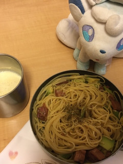 山ごはんさっぱりアボカド焼き鳥パスタ-レシピのメイン写真