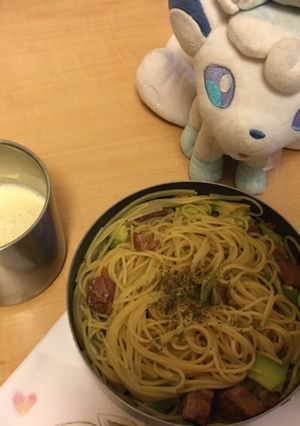 山ごはんさっぱりアボカド焼き鳥パスタ-レシピのメイン写真