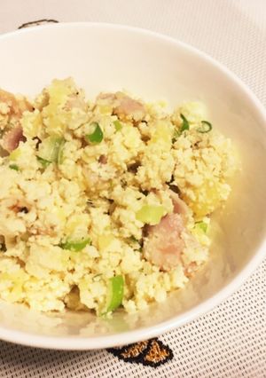 ポテサラ高野豆腐ベーコン-レシピのメイン写真