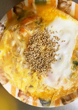 レンジフレッシュトマトにんにく豚平焼風-レシピのメイン写真