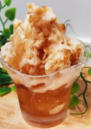 トロける溶けないかき氷～お茶仕立て-レシピのメイン写真