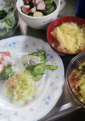 糖尿病食三食盛り①②③♥ゆりさん風-レシピのメイン写真