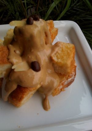 Ｍｙ　Ｃａｆｅレシピ★パフェモカトースト-レシピのメイン写真