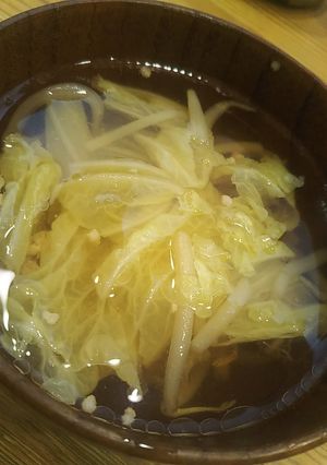 白菜ともやしの中華スープ-レシピのメイン写真