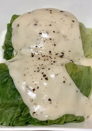 ロールレタスのホワイトソースがけ-レシピのメイン写真