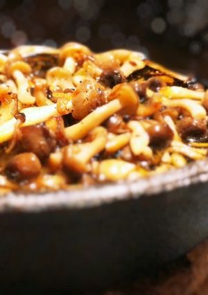 しめじと干しエビのアヒージョ-レシピのメイン写真