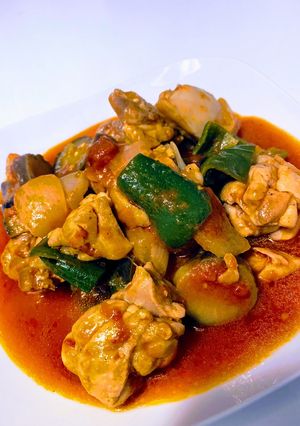 *定番!簡単*鶏肉と夏野菜のトマト煮*-レシピのメイン写真