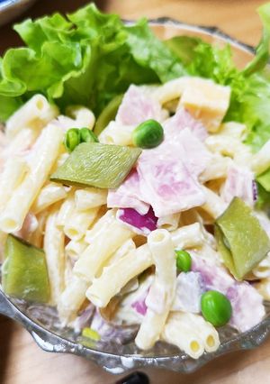 紫玉ねぎとチーズ入り☆マカロニサラダ♪-レシピのメイン写真