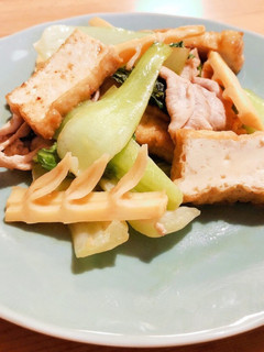 筍と青梗菜オイスターソース炒め-レシピのメイン写真