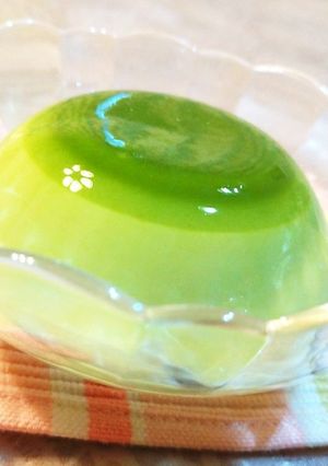 辻利の抹茶ミルクで作る抹茶ミルクゼリー-レシピのメイン写真
