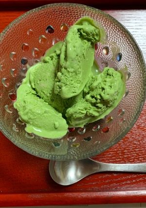 酒粕　簡単抹茶アイス-レシピのメイン写真