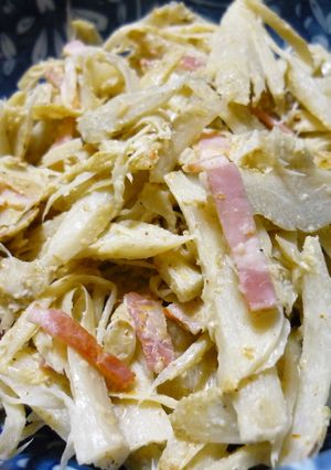 ベーコンとごぼうの胡麻風味サラダ-レシピのメイン写真