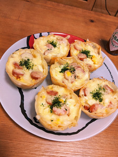 餃子の皮ピッツァ-レシピのメイン写真