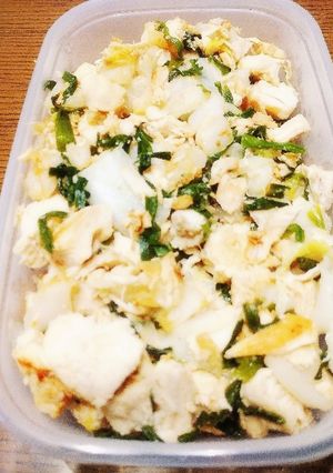 作り置き　むね肉とニラ白菜の中華炒め-レシピのメイン写真