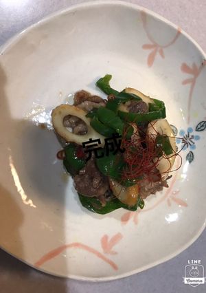 牛肉と竹輪ピーマンのピリ辛炒め-レシピのメイン写真
