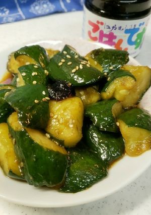 キュウリと海苔の炒め物-レシピのメイン写真